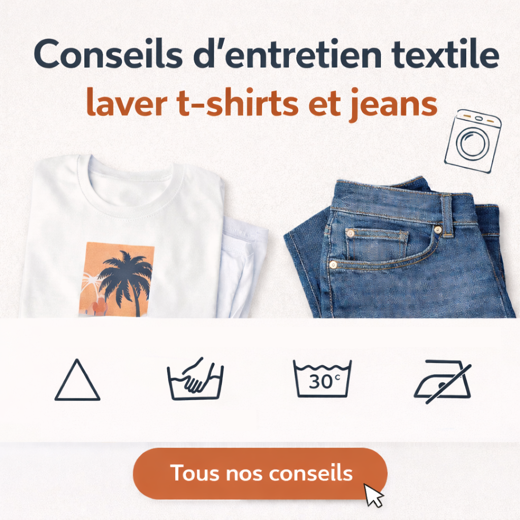 Conseils d’entretien des Textiles